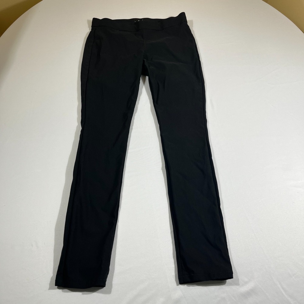Express Size 10 Black Pull On Skinny Pants Work Office Stretch Modern Minimalist